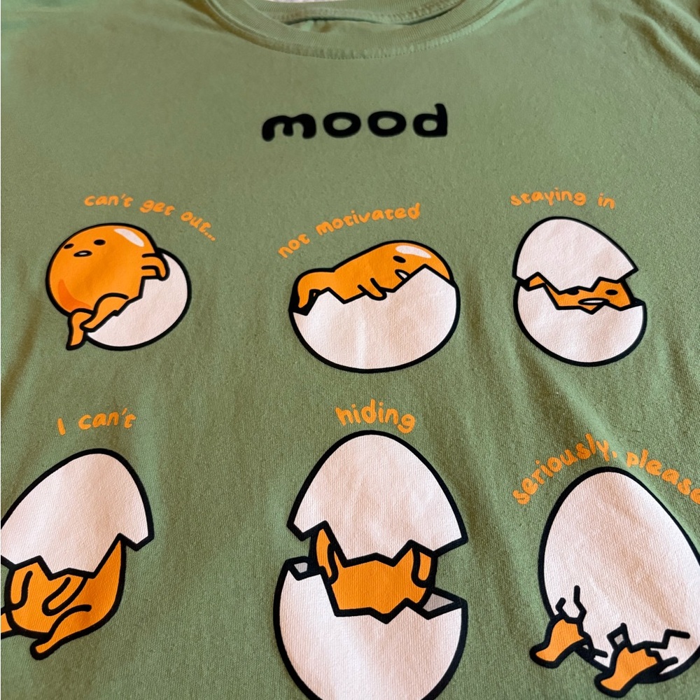 Gudetama by Sanrio Mood T-shirt - Picture 4 of 6